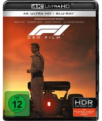 Produktbild von PLAION F1 (4K-UHD+Blu-ray), Film, Blu-ray, Deutsch, Englisch, 155 min, F1: The Movie, Aktion