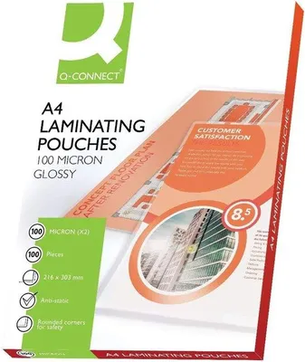 Produktbild von Famanu Lamineertaschen A4 100 Mikron - 100 Stück