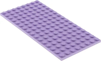 Produktbild von 1x Lego Bau Platte 8x16 beidseitig bebaubar lavendel hell lila 41167 6133814 92438
