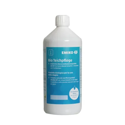 Produktbild von EMIKO Bio Teichpflege 1L reines Mikroorganismen-Konzentrat / klärt das Teichwasser