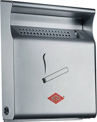 Produktbild von WESCO 395001-11 Wandascher SILBER aus hochwertig lackiertem Stahlblech / Ascher