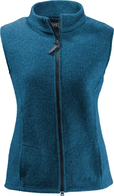 Produktbild von Mufflon Damenweste W100 Mu-Vita mit 2-Wege Reißverschluss und 2 Seitentaschen, sea, Größe M