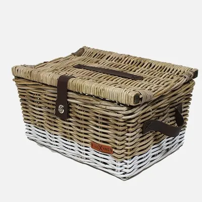 Produktbild von WICKED Picknickkorb Grau/weißer Boden L (47x36x26) (2022)