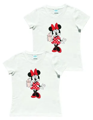 Produktbild von Kinder T-Shirt Minnie Mouse Weiß Doppelpack , Größe:110-116