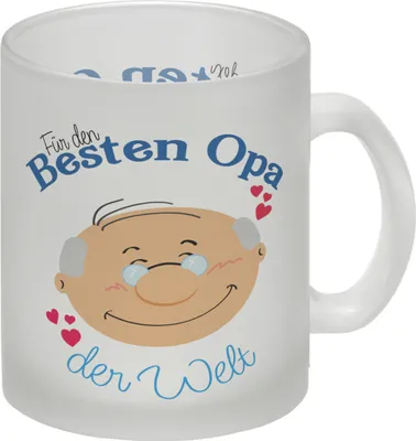Produktbild von Für den besten Opa der Welt Glas Tasse Großvater
