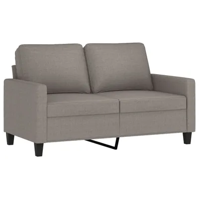 Immagine prodotto di vidaXL divano 2 posti taupe 120 cm tessuto