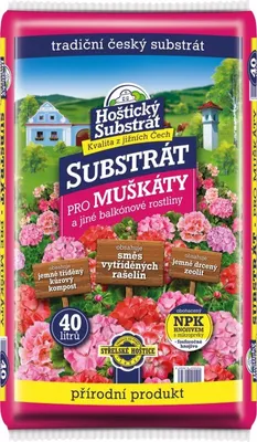 Obrázok produktu pre Nohel Záhradný substrát FORESTINA HOŠTICKÝ pre muškáty 40l