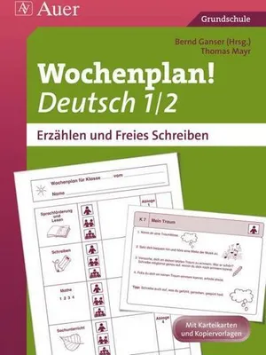 Zdjęcie produktu dla Wochenplan Deutsch 1/2,  Erzählen/Freies Schreiben