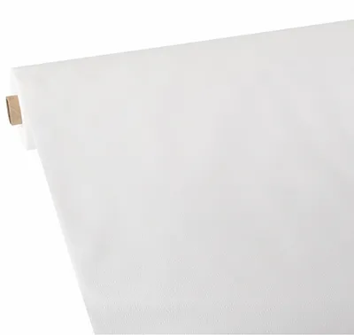 Produktbild von Papstar 84935, Rechteckig, Weiß, Synthetisch, Tischdecke, 118 x 2500 cm, 2,03 kg