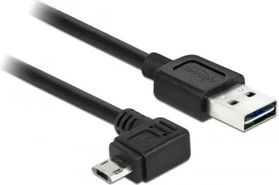 Obrázok produktu pre DeLOCK 85562, 5 m, Micro-USB B, USB A, USB 2.0, Čierna