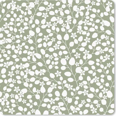 Produktbild von MuchoWow® Mauspad Mousepad Blumen - Muster - Pflanzen 30x30 cm - Mousepads - Maus Mat - Pad - Mausunterlage - Gaming