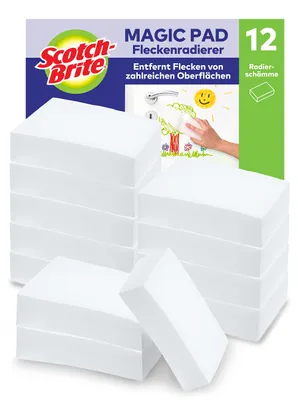 Productafbeelding van Scotch-Brite Magic Verwijderaar, voordeelverpakking met 12 reinigingssponsjes