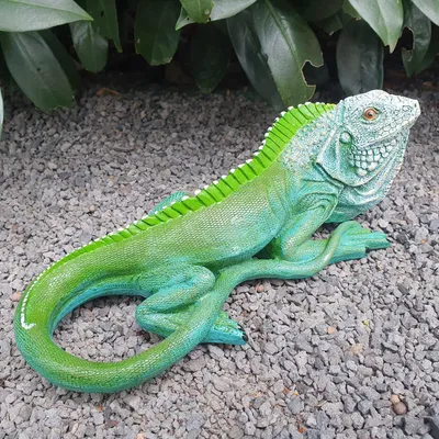 Produktbild von Gartenfigur Leguan Figur 20 cm