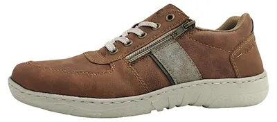 Produktbild von Rieker Herren Schnürschuh extra weit Reißverschluss 03500, Größe:44 EU, Farbe:Braun