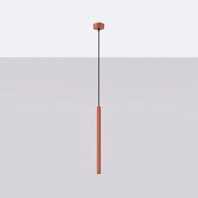 Produktbild von Pendelleuchte ARCHE 1 ockerrot 1xG9 8W Stahl 120x8x8cm Sollux Lighting