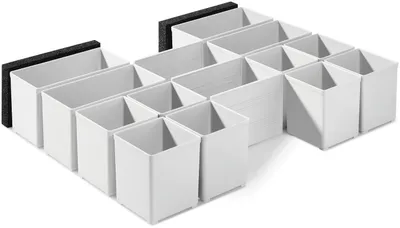 Zdjęcie produktu dla Zestaw pojemników na narzędzia Festool 60x60/120x71 3xFT | 201124