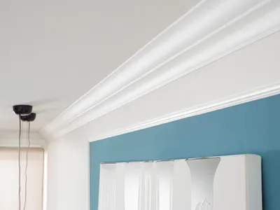 Produktbild von Decosa Deckenleiste Silvana, 2 m x 40 mm x 50 mm
