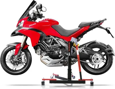 Zdjęcie produktu dla Stojak centralny CS Power Evo do Ducati Multistrada 1200 10-14 czerwony