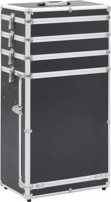 Produktbild von Kosmetikkoffer Aluminium Schwarz