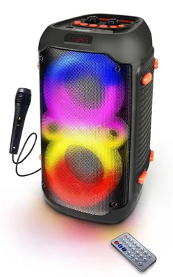 Productafbeelding van Esperanza RGB-verlichte Bluetooth-luidspreker met FM-radio en karaoke-functie