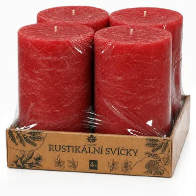 Obrázek produktu pro ARÔME Rustikální svíčky, červené