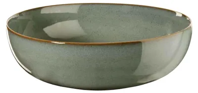 Produktbild von Salatschale aus Keramik, Eucalyptus, Durchmesser 29,5 cm, Höhe 9 cm