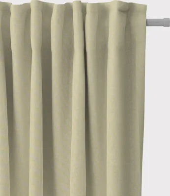 Produktbild von SCHÖNER LEBEN. Vorhang Leinenlook uni lindgrün 245cm Aufhängung Smok-Schlaufenband