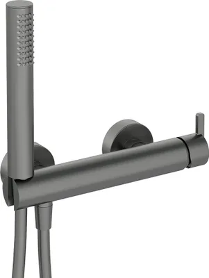 Produktbild von Duscharmatur mit Brausegarnitur, titaniumfarben, SILIA-30