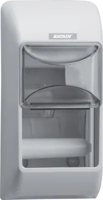Obrázok produktu pre KATRIN® 223080240 Zásobník na toaletný papier - biely, na 2 rolky