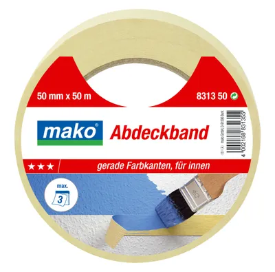 Produktbild von Mako Maler-Abdeckband 30 mm x 50 m