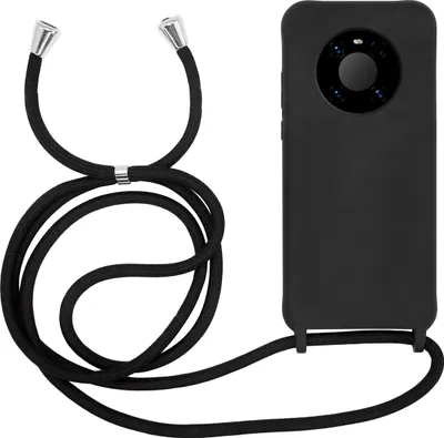 Produktbild von Handykette für Huawei Mate 40 Pro 5G - Handyhülle mit Schnur Cover in Schwarz