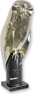 Produktbild von Bronzeskulptur einer Eule Replikat Retro Design Dekoration