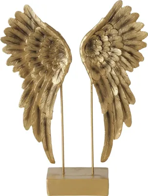 Produktbild von Boltze Dekoaufsteller Cosmo (Engelsflügel, Farbe Gold, 27x7,5x38 cm) 1007630