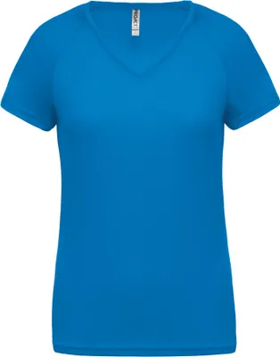 Immagine prodotto di Maglietta sportiva PROACT® da donna a maniche corte con scollo a V