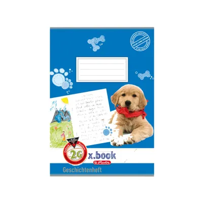 Image de herlitz Cahier d'histoires X-Book, DIN A5, linéature 2G