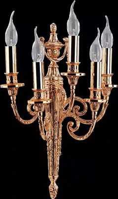 Immagine prodotto di Lampada a parete Lampada a parete Lampade Lampade a parete Candele Oro Lampade a parete Apparecchio