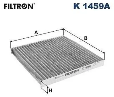 Produktbild von FILTRON K 1459A Innenraumfilter Pollenfilter für DACIA Spring EV Aktivkohle