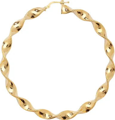 Image de Boucles d'Oreilles Femme Or 375/1000 - 60mm; TRS11413MM60