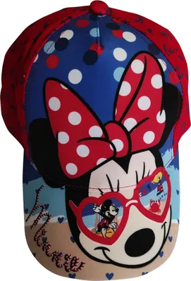 Produktbild von Disney Mickey und Minnie Mouse Mütze Kappe Basecap Strand und Meer für Kinder rot, Gr. 52