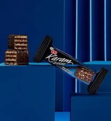 Produktbild von eti karam gurme waffel mit bittercchokolade und kakocreme 10 stuck