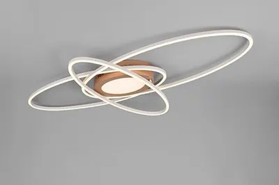 Produktbild von Trio LED-Deckenleuchte Ovine Coffee 104 x 58 cm dimmbar CCT