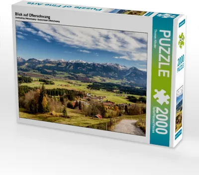 Produktbild von CALVENDO Puzzle Blick auf Ofterschwang | 2000 Teile Lege-Größe 90x67cm Foto-Puzzle für glückliche Stunden