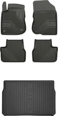 Produktbild von FROGUM Gummimatten Auto Fußmatten + Kofferraummatte für Peugeot 208 I 2012-2019