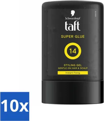 Obrázok produktu pre Taft - Super Glue 14 - Stylingový gél - dokonalá fixácia - 300 ml - hodnotné balenie - 10 kusov