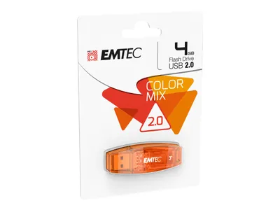 Image de Emtec ECMMD4GC410 EMTEC USB-Stick 4  GB C410  USB 2.0 red Color Mix