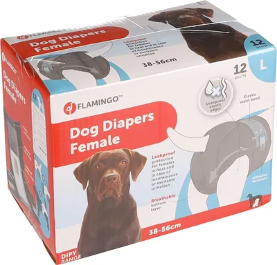 Produktbild von Flamingo Hundewindeln Dipy, Größe: L