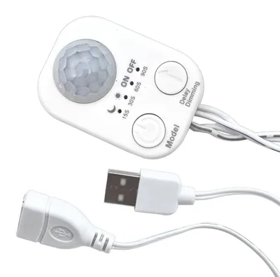 PIR Bewegungsmelder USB 5-24V für LED-Streifen