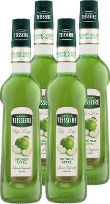 Produktbild von Mathieu Teisseire Getränke-Sirup Grüner Apfel 0,7L (4er Pack)