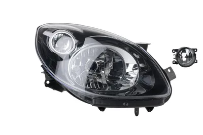 Produktbild von Scheinwerfer passend für Renault Twingo II 03/2007-12/11 H4 Re. + Nebel. 7701063998 260103301R 8200629485 8200074008 6202E1 00006202E1 Johns