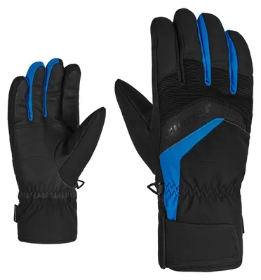 Image de Gants Gabino-z pour homme, noir et bleu persan (12798) 10